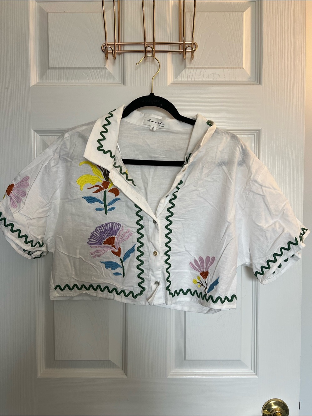 Summer Button Up Top & Short Set - Picture 2 of 6